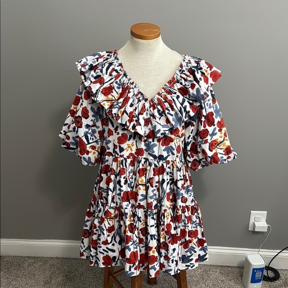 Sofie The Label - Floral Ruffle Puffed Dress - Size Medium - Good Condition!! - Picture 2 of 9